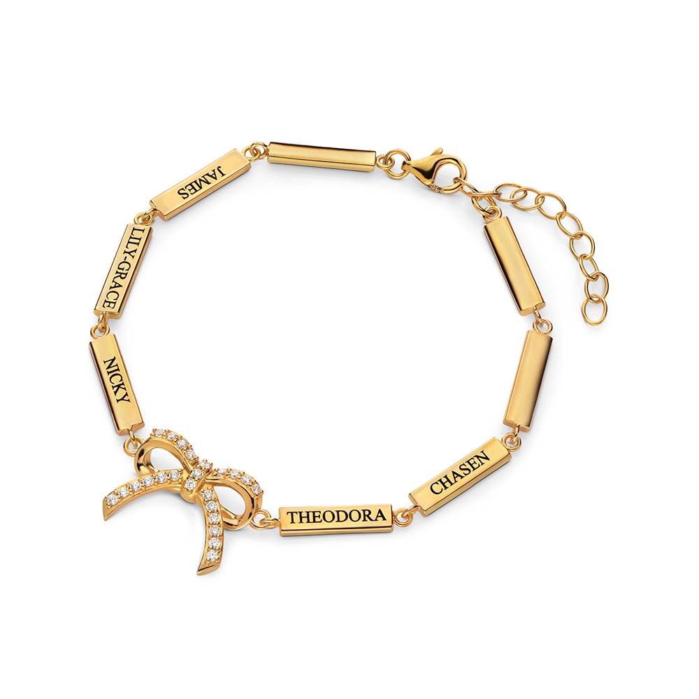 Armband Geschenkschleife - Gold-Vermeil-2 Produktfoto