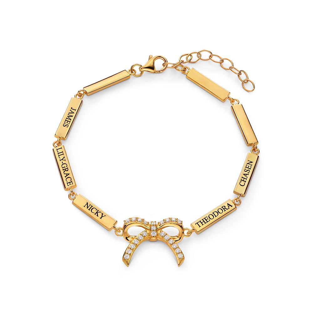 Armband Geschenkschleife - Gold-Vermeil-3 Produktfoto
