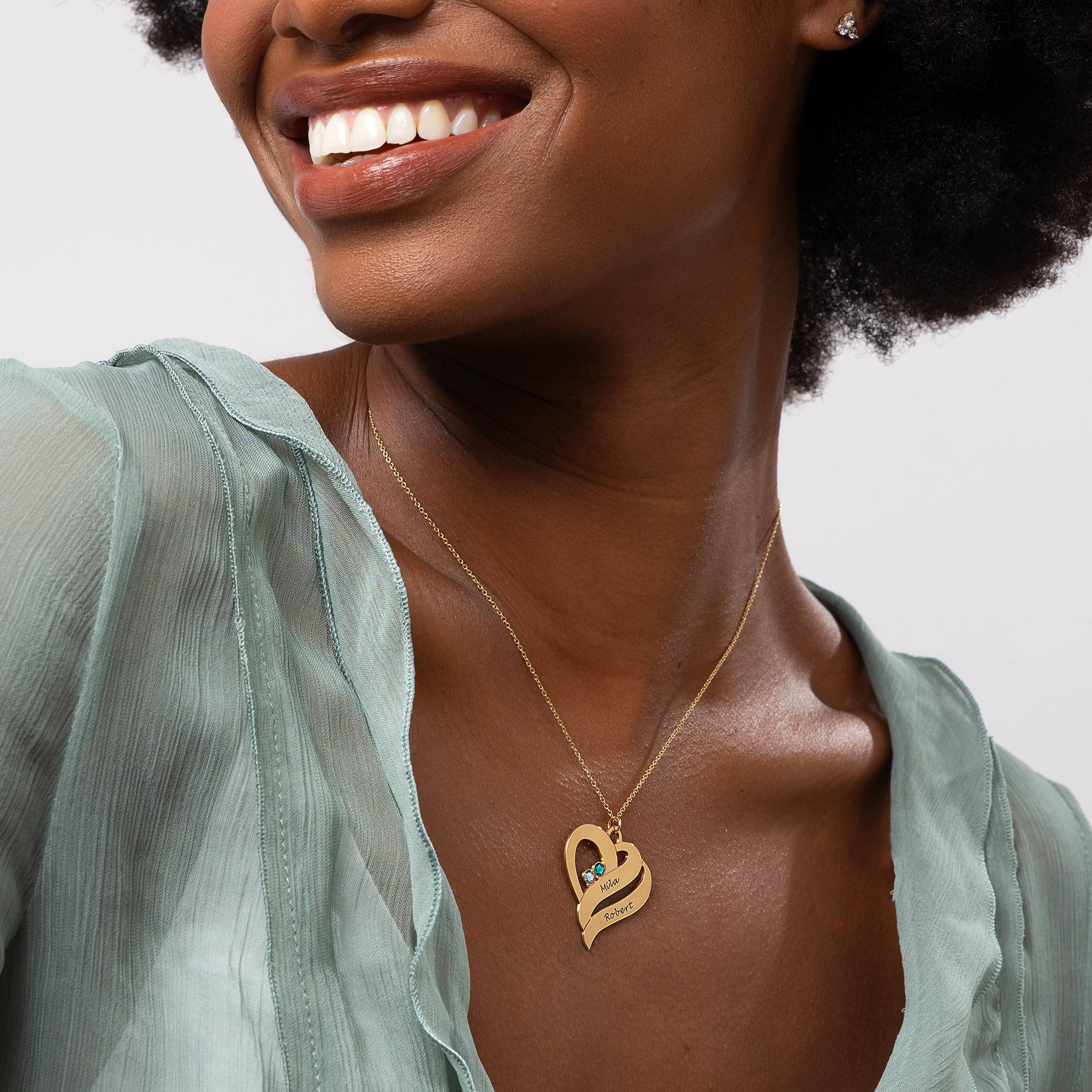 Collana “Due Cuori Per Sempre” in Oro Vermeil-1 foto del prodotto