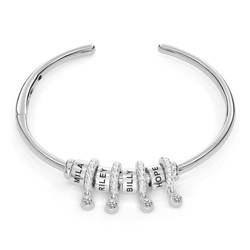 Bracelet Pierres Naturelles MetJakt 8mm Avec Pendentif Double Bonheur Argent 925