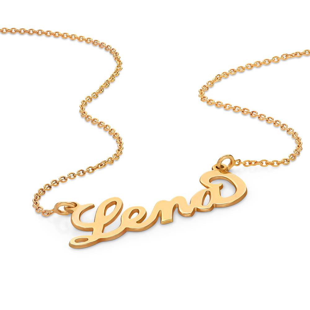 Collana con Nome Personalizzato Carrie in Oro Vermeil 18k-1 Collana con Nome Personalizzato Carrie in Oro Vermeil 18k-1 foto del prodotto