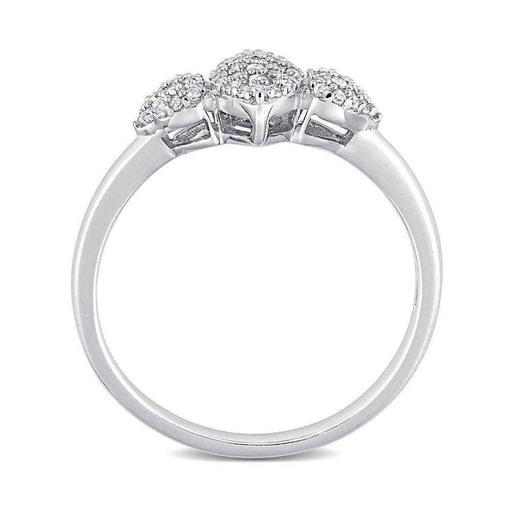 1/5 CT. T.W. Diamond Marquise Ring in Sterling Silver product photo