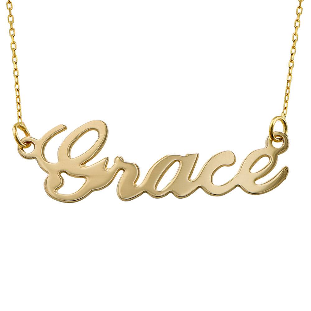 Classic Cocktail Name Necklace in 10ct Gold-4 product photo