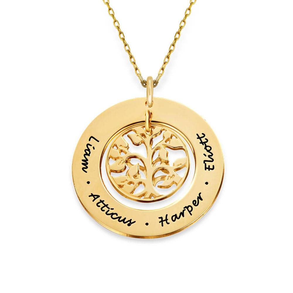 10ct Gold Family Tree Necklace-1 product photo