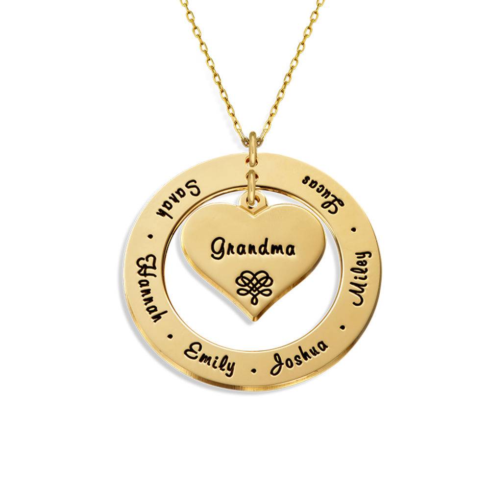 10K Gold Grandmother / Mother Necklace product photo