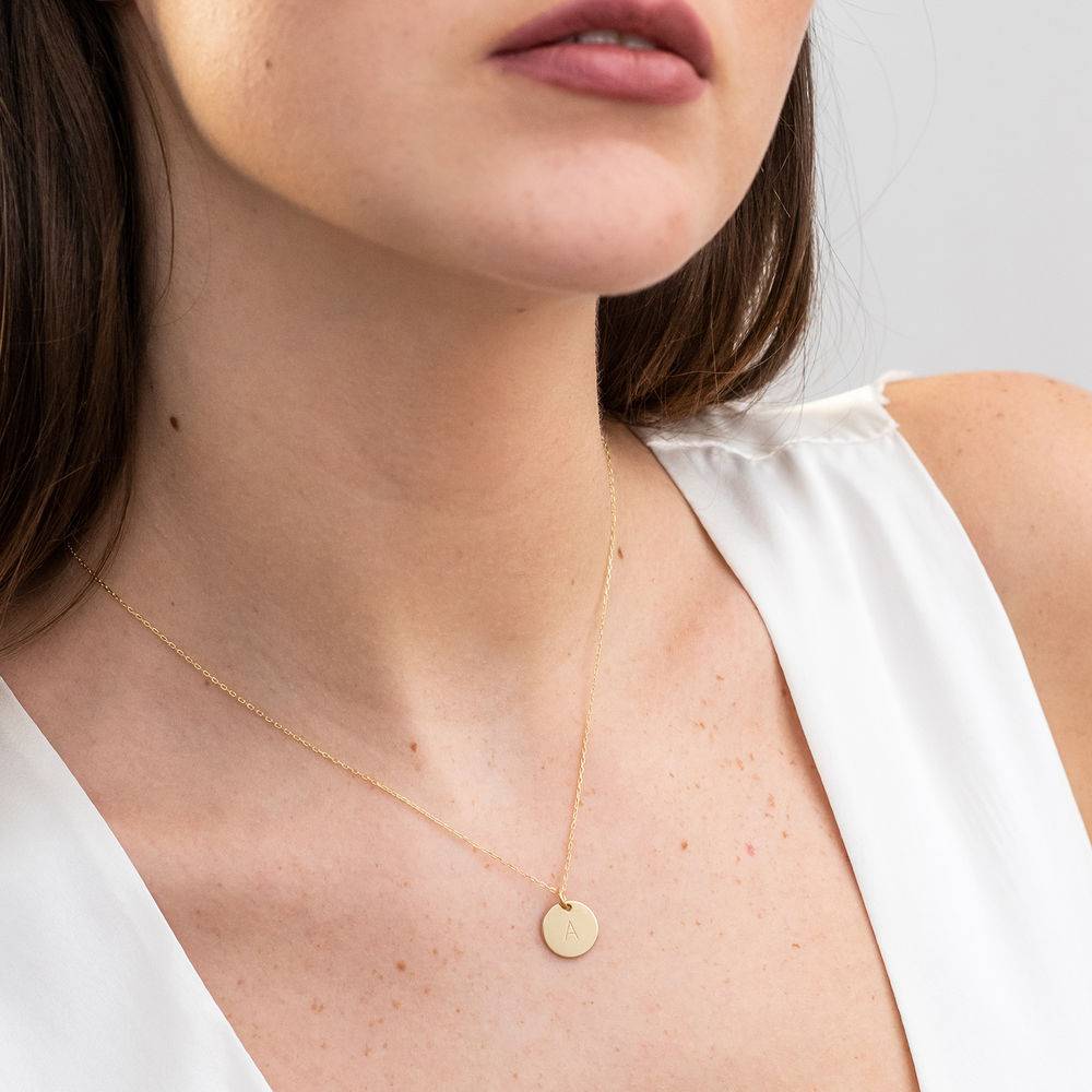 10K Gold Initial Necklace product photo