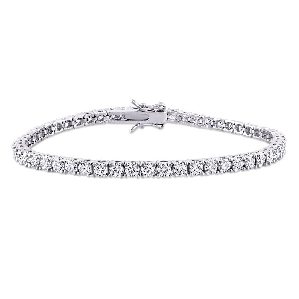 5 5/8 CT TGW Created Moissanite Tennis Bracelet in Sterling Silver product photo
