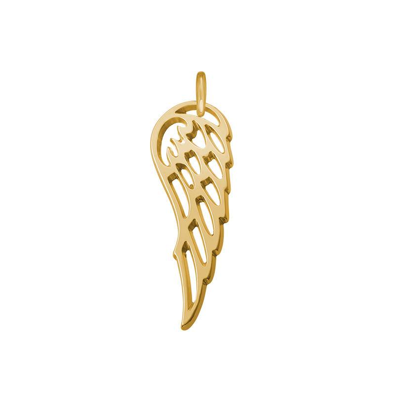 Angel Wing Charm - Gold Plated product photo
