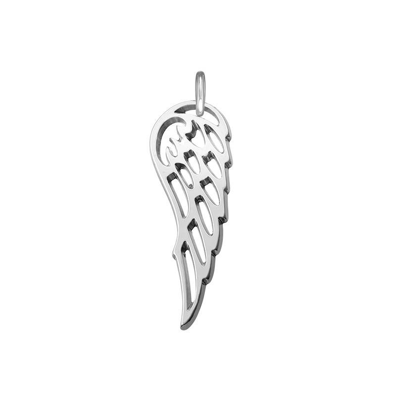 Angel Wing Charm - Silver product photo