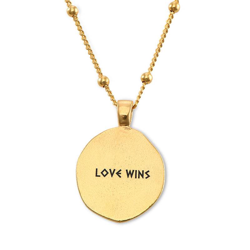 Aphrodite Coin Necklace in 18ct Gold Plating-2 product photo