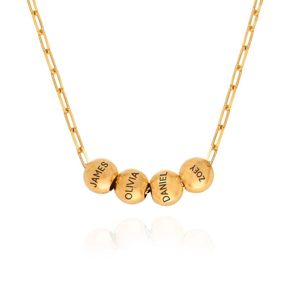 The Balance Bead Necklace in 18k Gold Plating product photo