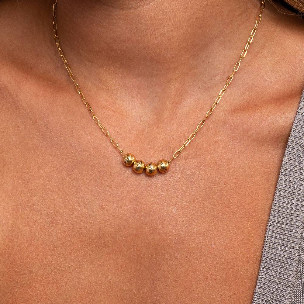 "Balance" halskæde i guld vermeil-4 produkt billede