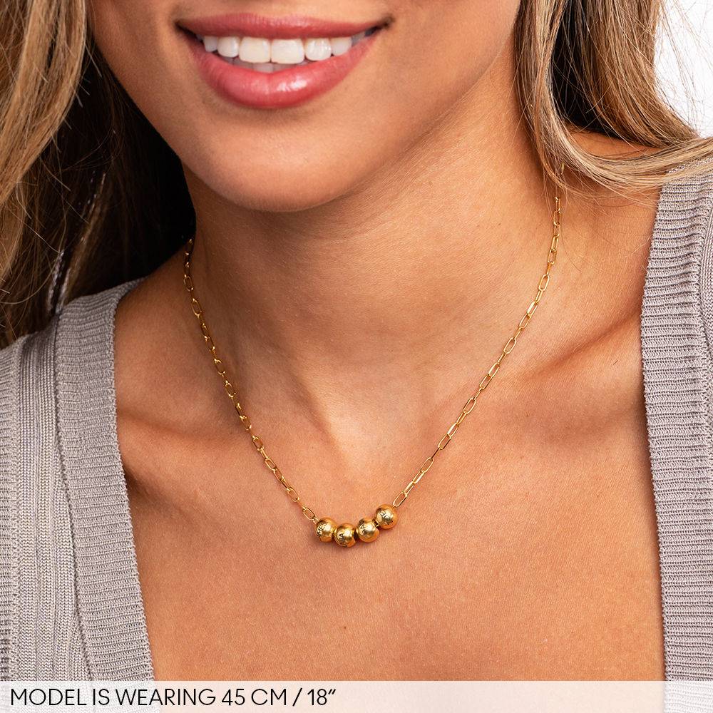 "Balance" halskæde i guld vermeil-3 produkt billede