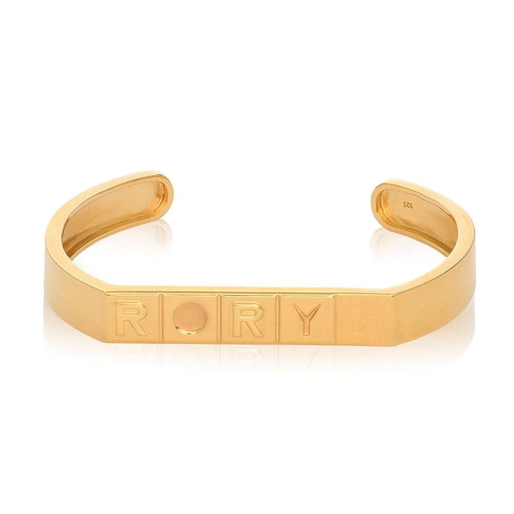 Domino ™ Unisex Board Cuff in 18k Gold Plating product photo