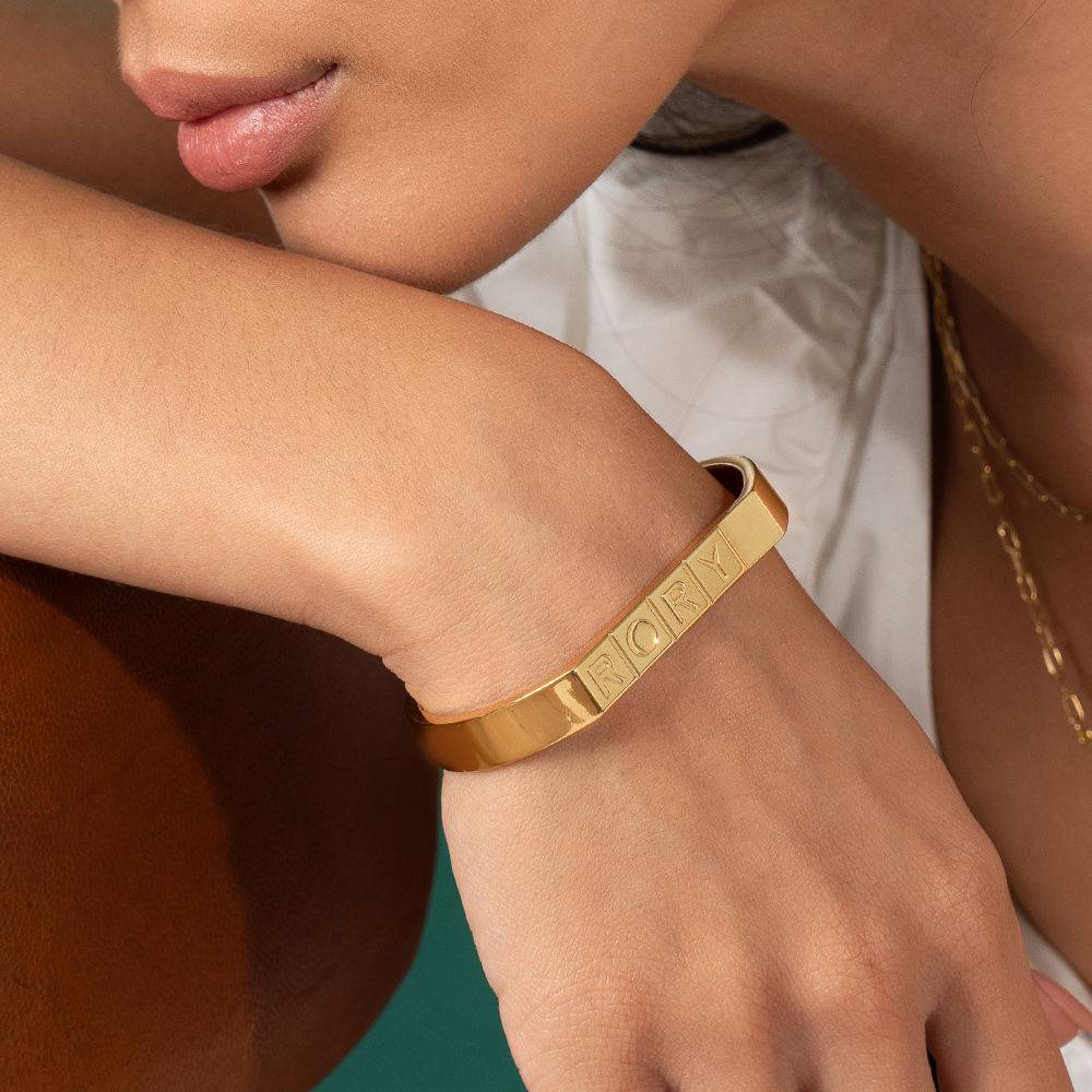 Domino ™ manchet armband in 18k goud vermeil Productfoto