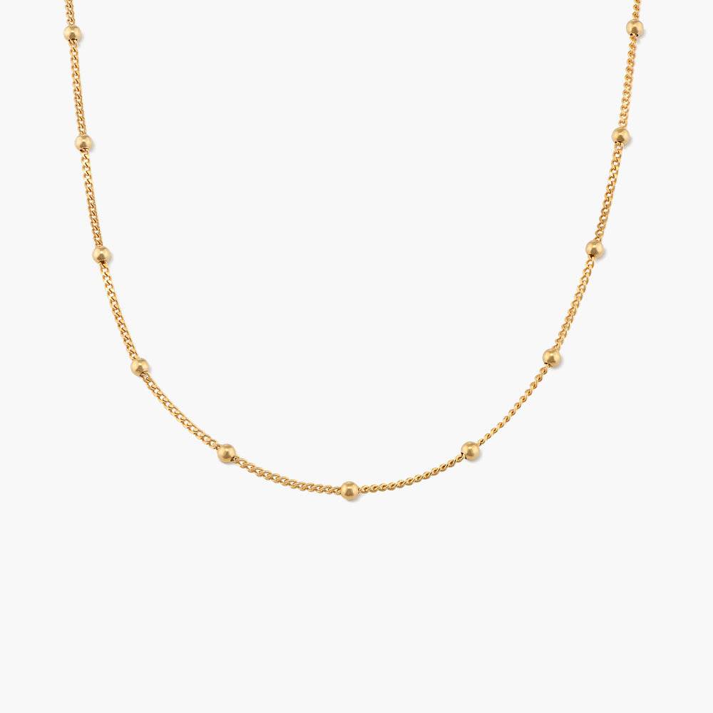 Bobble Chain Necklace - Gold Vermeil product photo