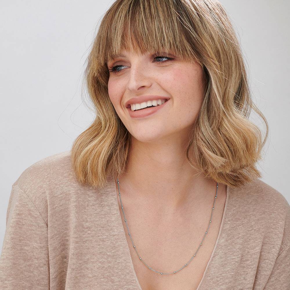 Combineerbare Bolletjesketting in Zilver