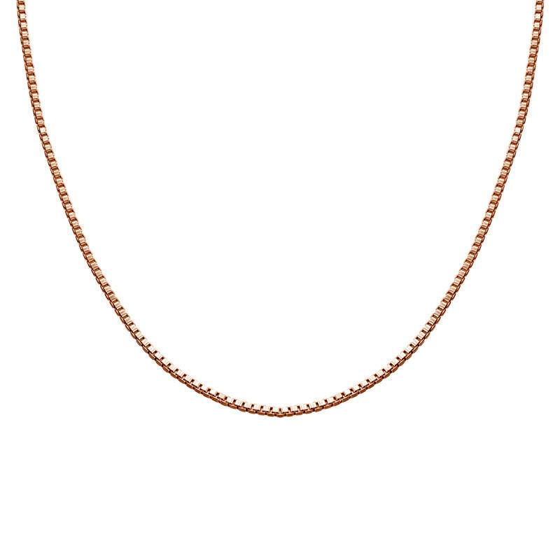 Box Chain in 18ct Rose Gold Plating product photo