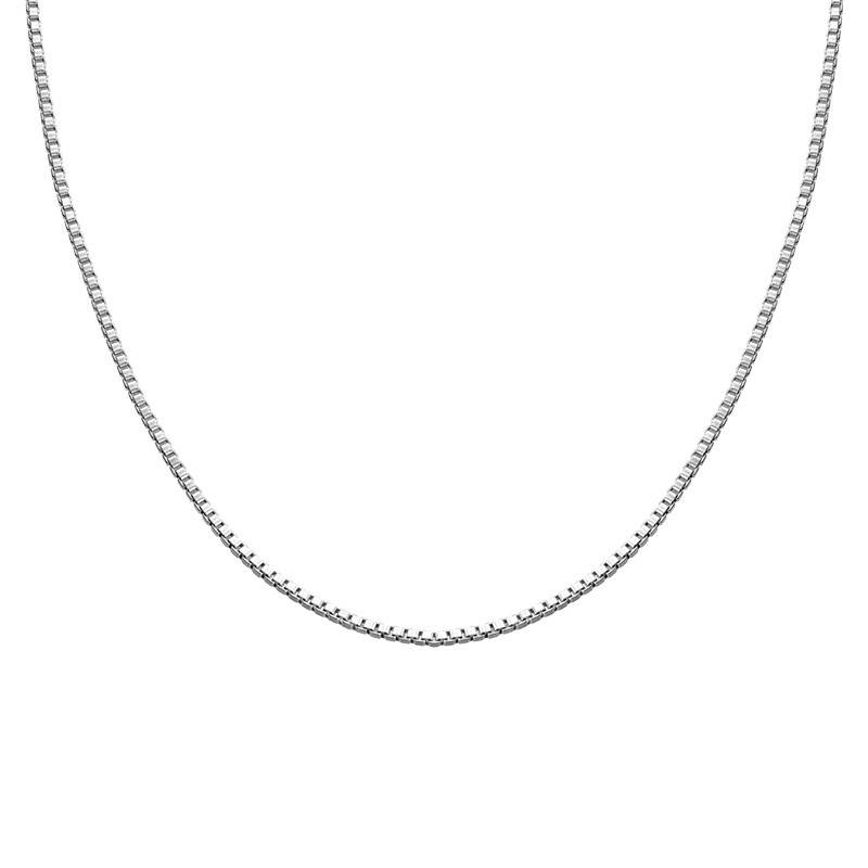 Box ketting in sterling zilver-1 Productfoto