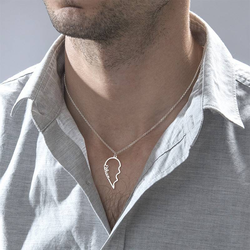 Gebroken Hart Koppelketting met Naam Gebroken Hart Koppelketting met Naam Productfoto