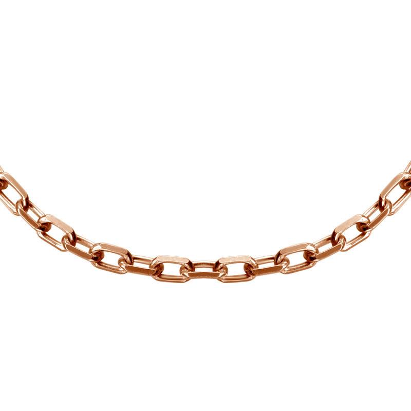 Cable Chain in 18ct Rose Gold Plating-2 product photo