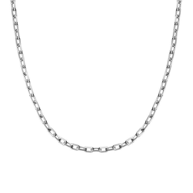 Kabelketting in sterling zilver-1 Productfoto