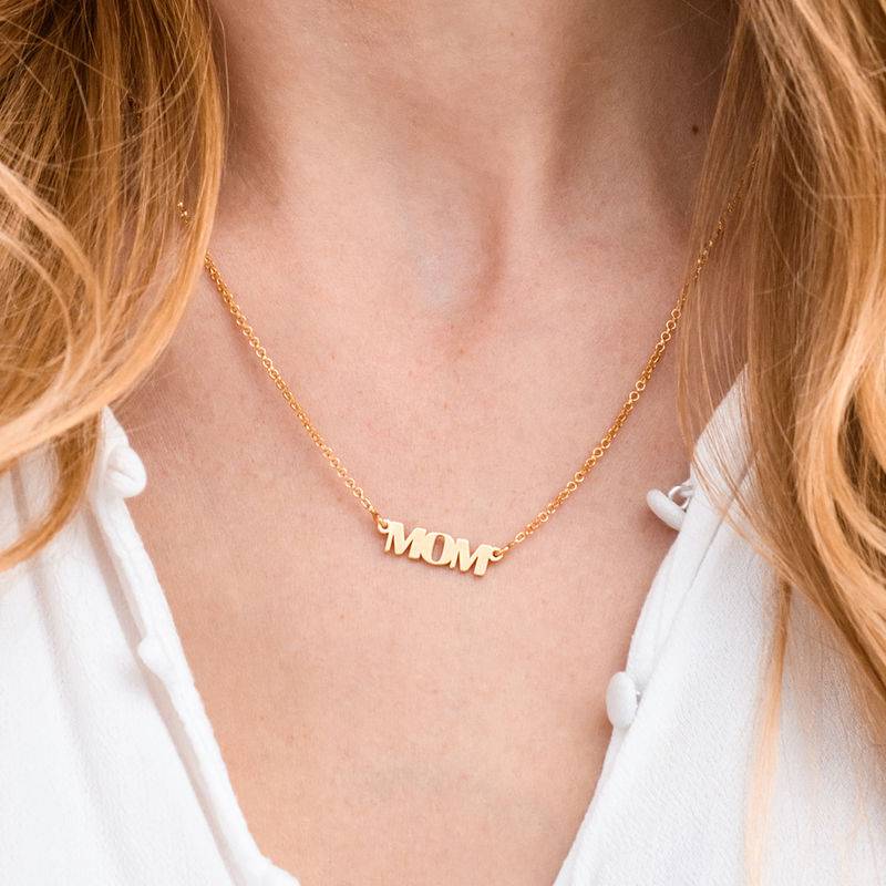 Capital Letters Name Necklace with 10K Gold-2 product photo