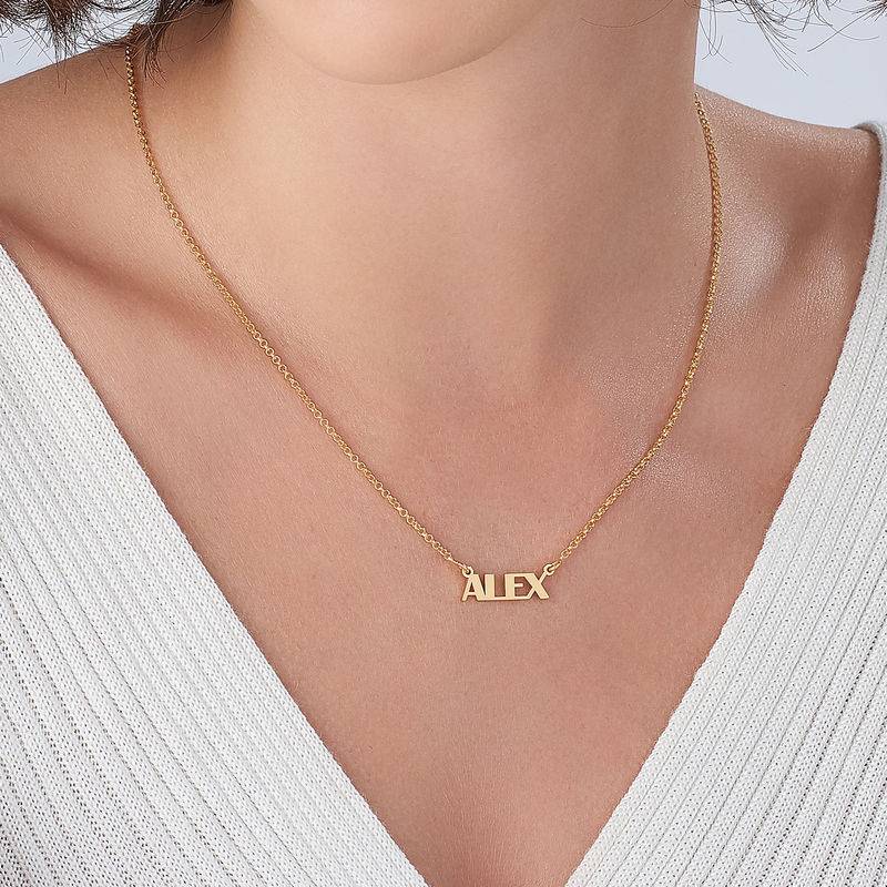 Capital Letters Name Necklace with in 18ct Gold Plating-1 product photo