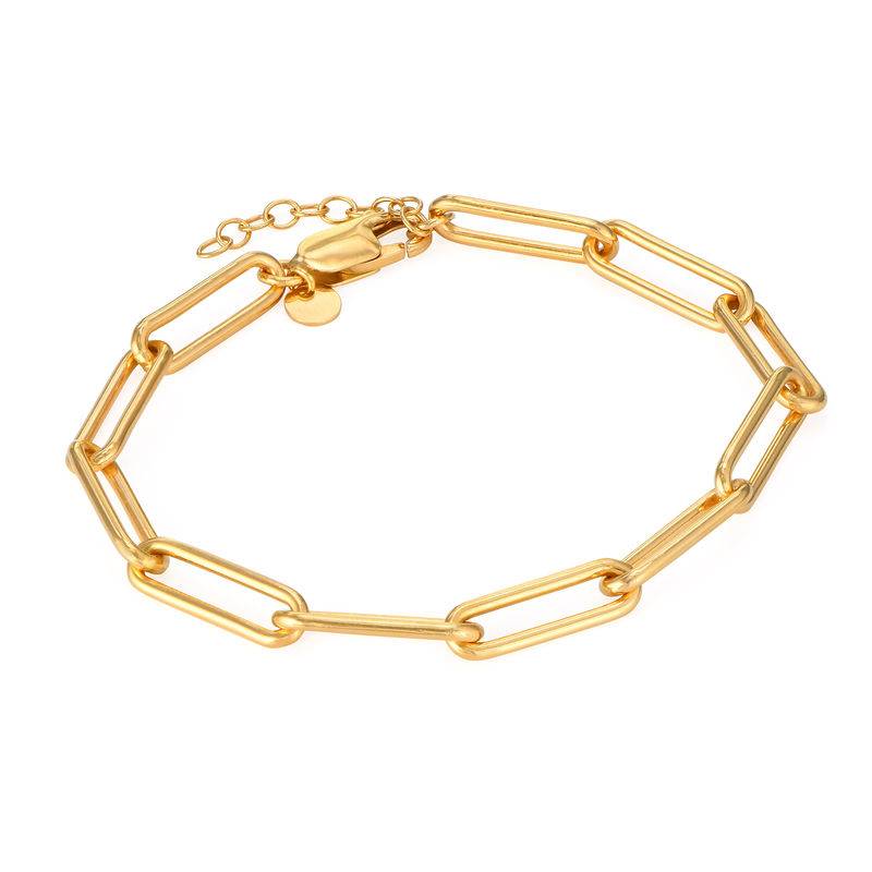 Paperclip Bracelet in 18K Gold Plating product photo