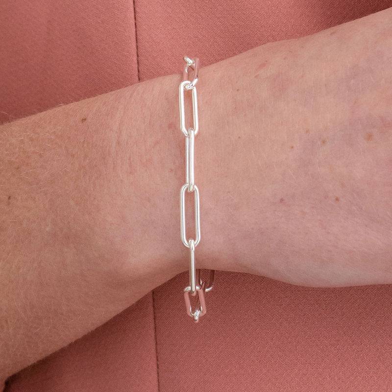 Chain Link Bracelet in Sterling Silver-2 product photo