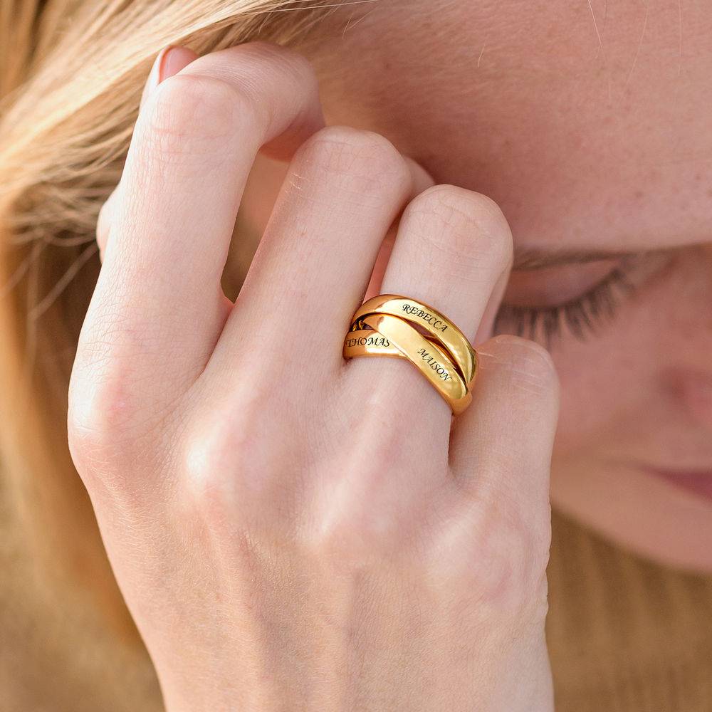 Charlize Russian Ring in Gold Vermeil-5 product photo