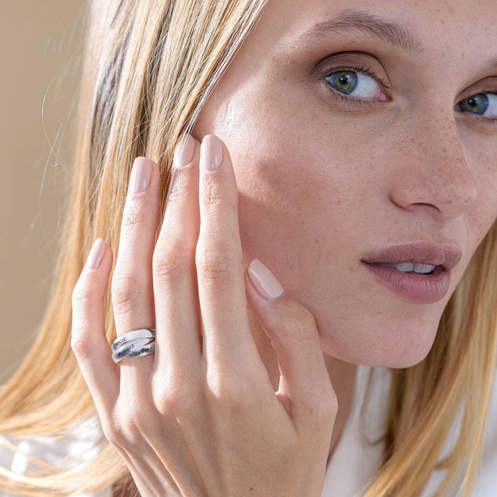 Charlize Russische Ring in sterling zilver-4 Productfoto