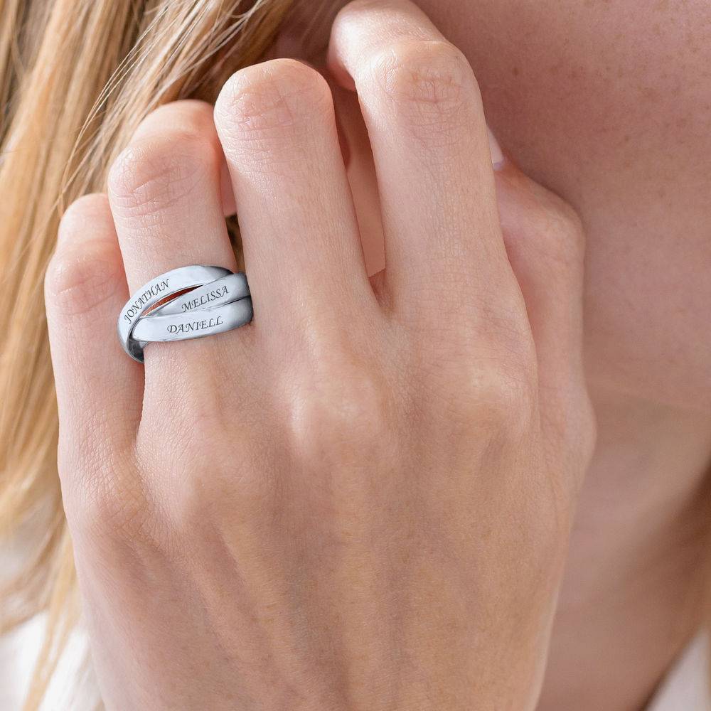 Charlize Russische Ring in sterling zilver-5 Productfoto