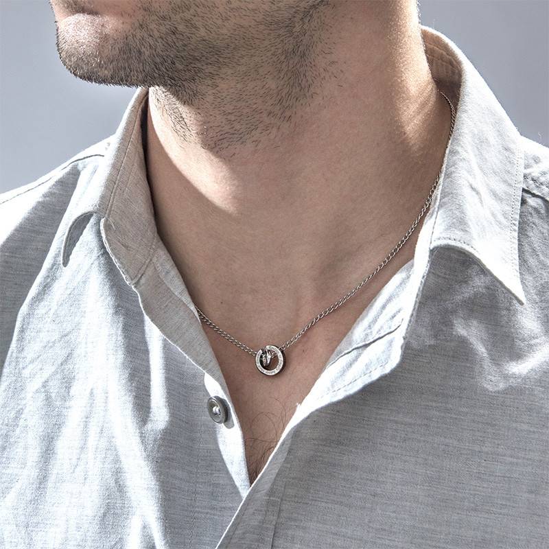 Kreisförmiges für Sie & Ihn Halskettenset-3 Produktfoto