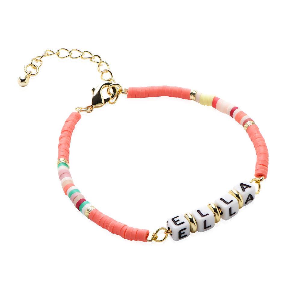 Coral Reef Name Bracelet In Gold Plating product photo