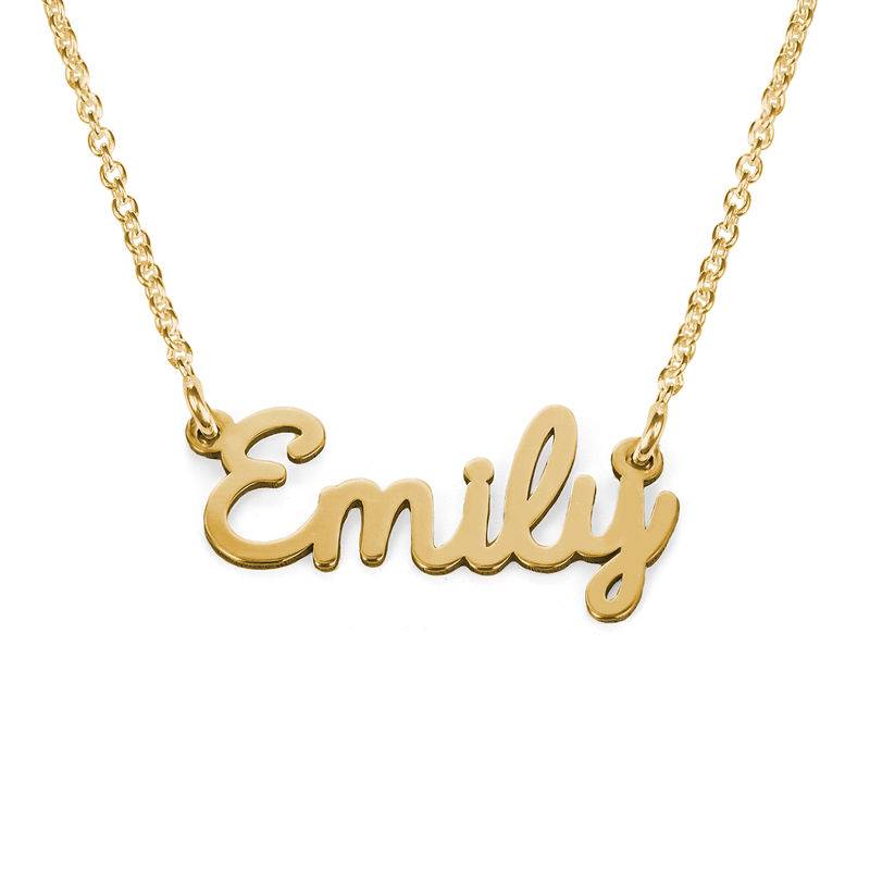 Cursive Name Necklace in 18k Gold Plating product photo
