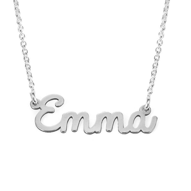 Cursive Name Necklace in Sterling Silver-2 product photo
