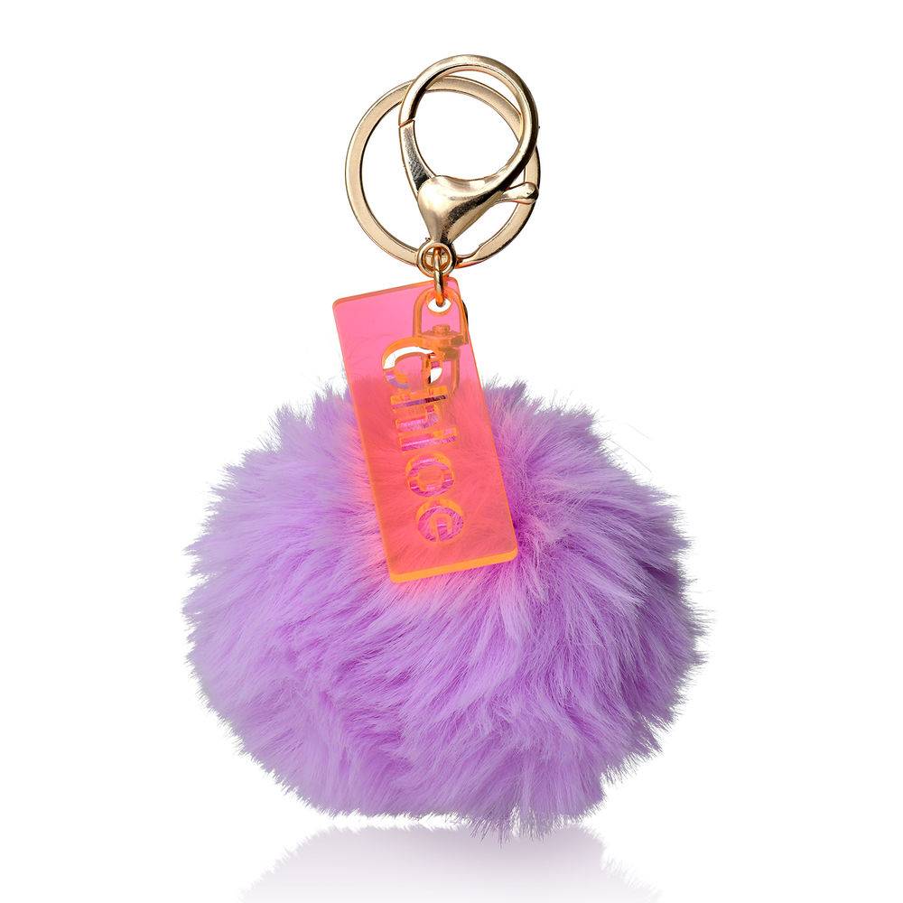 Custom Pom Pom Keychain & Bag Charm-5 product photo