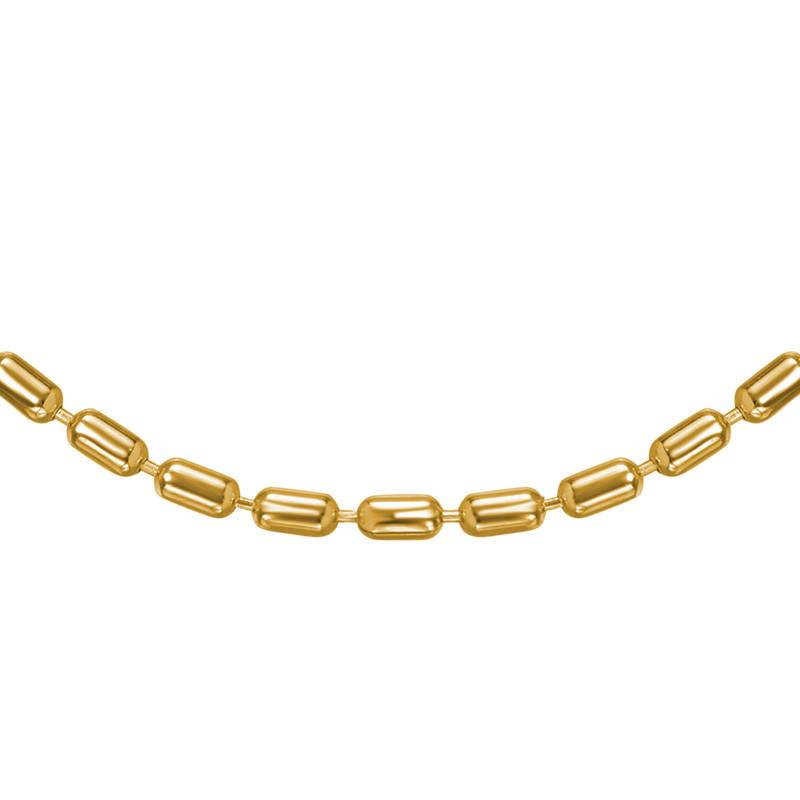Cylinder Bead Chain - Gold Plated-2 product photo