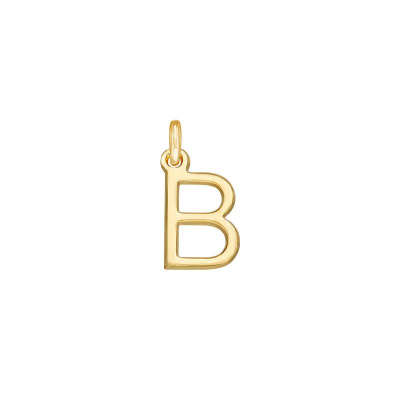 Delicate Initial Charm - Gold Plated product photo
