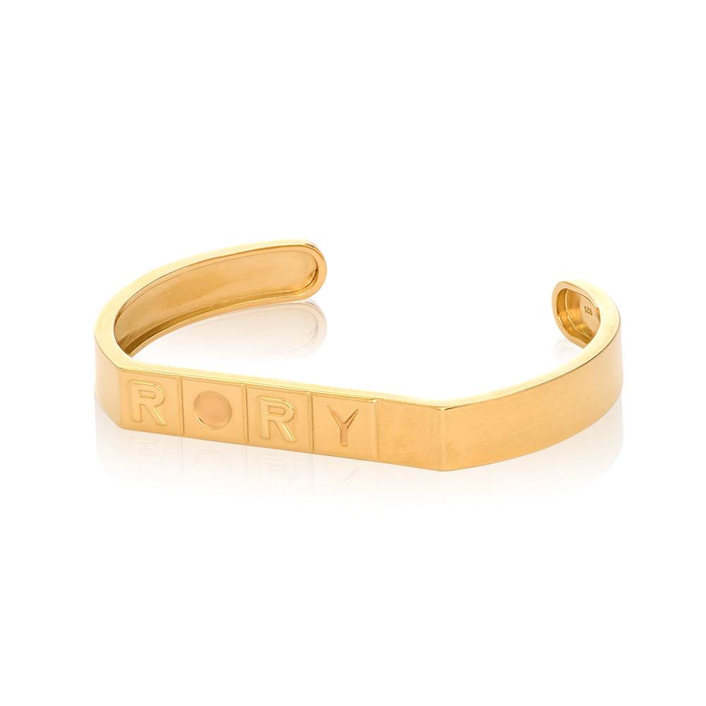 Domino ™ manchet armband voor heren in 18k goud vermeil-5 Productfoto