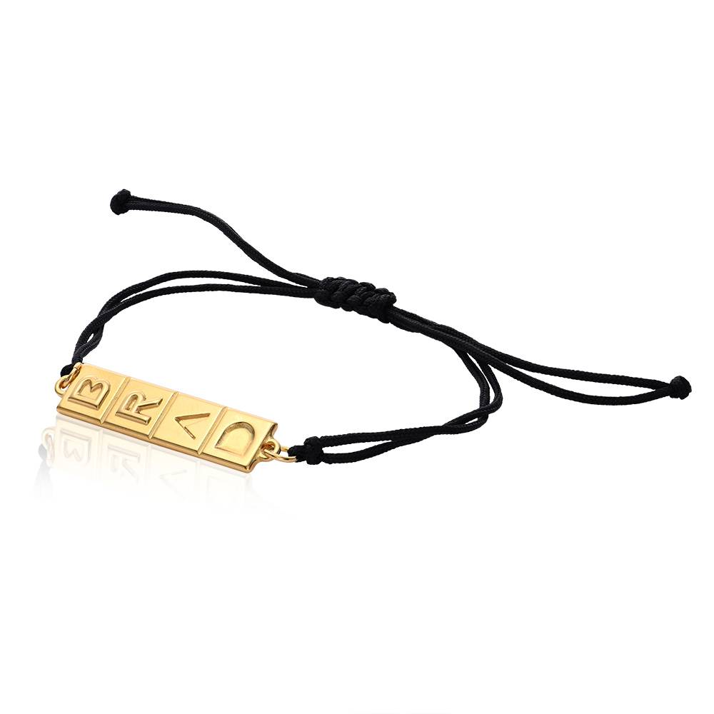 Domino ™ uniseks  Tik Tak armband voor heren in 18k goud vermeil-6 Productfoto
