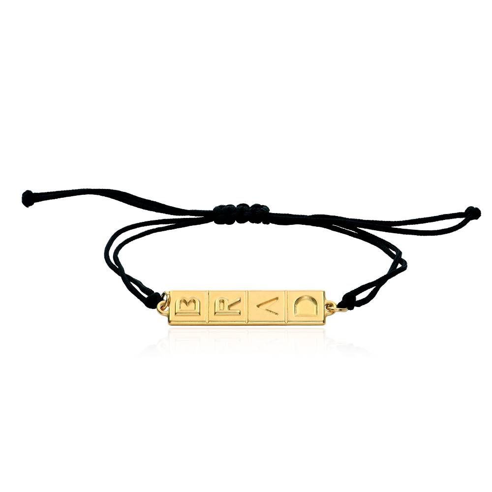 Domino™ Tik Tak Armband für Herren aus 750-er Gold-Vermeil Produktfoto