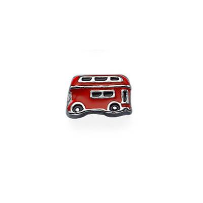 Double Decker Bus Charm for Floating Locket-1 product photo