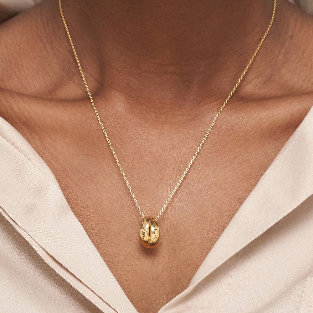 Duo Eternal Necklace in 18k Gold Plating-3 product photo
