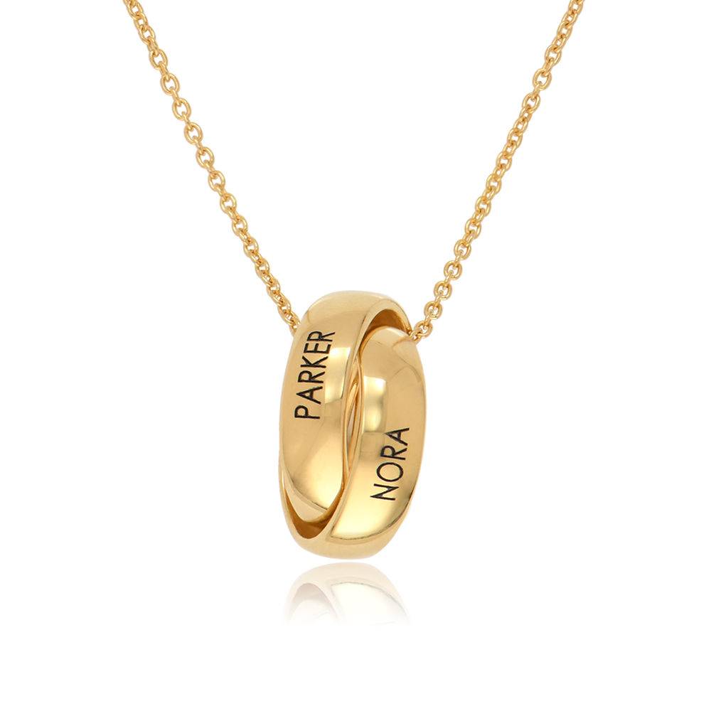 Duo Eternal Necklace in 18ct Gold Vermeil product photo