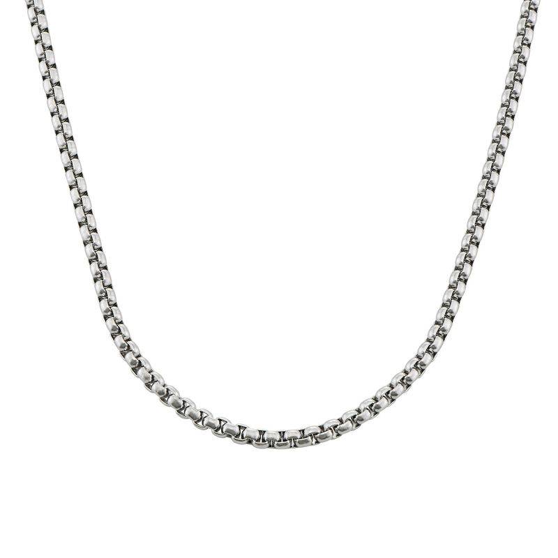 Elongated Box Chain Necklace for Men-2 product photo