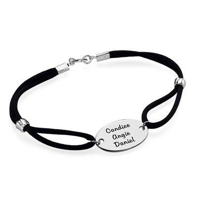 Engraved Oval Tag Bracelet-2 product photo