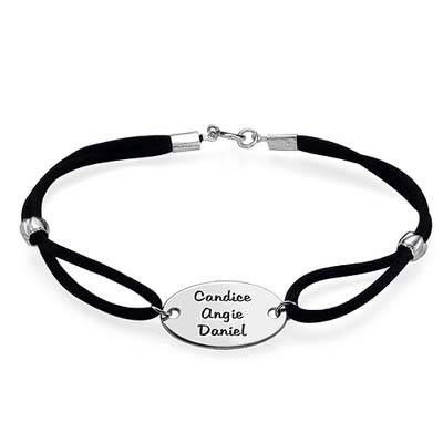 Engraved Oval Tag Bracelet-1 product photo
