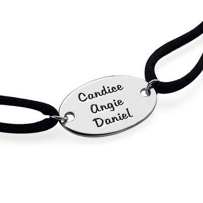 Engraved Oval Tag Bracelet-4 product photo